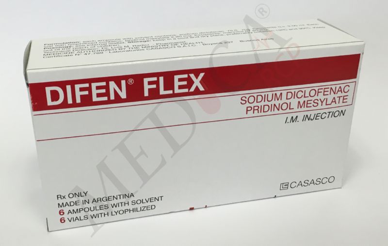 Difen Flex Ampoules with solvent